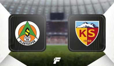 Alanyaspor-Kayserispor (İlk 11’ler belli oldu)