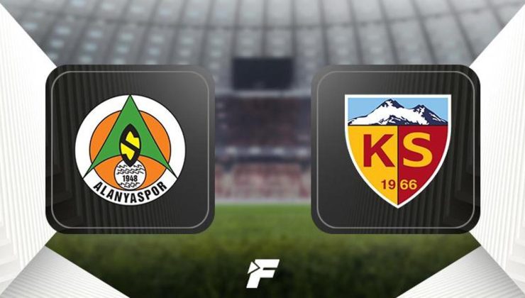 Alanyaspor-Kayserispor (İlk 11’ler belli oldu)