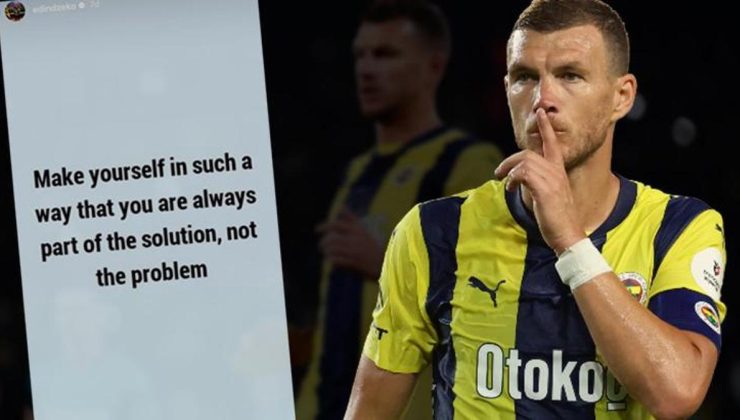 Edin Dzeko’dan şaşırtan paylaşım! ‘Problemin değil’