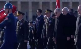 Cumhurbaşkanı Erdoğan ve devlet erkanı Anıtkabir’de