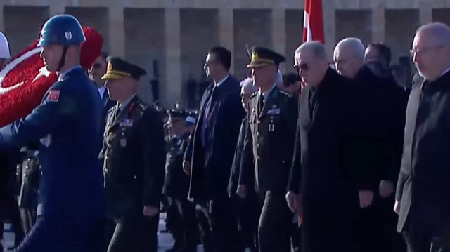 Cumhurbaşkanı Erdoğan ve devlet erkanı Anıtkabir’de