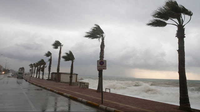 Meteoroloji uyardı: Doğu Akdeniz’de fırtına bekleniyor