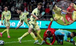 Türkiye-Galler maçına damga vuran pozisyon! Kerem Aktürkoğlu acılar içerisinde kaldı…