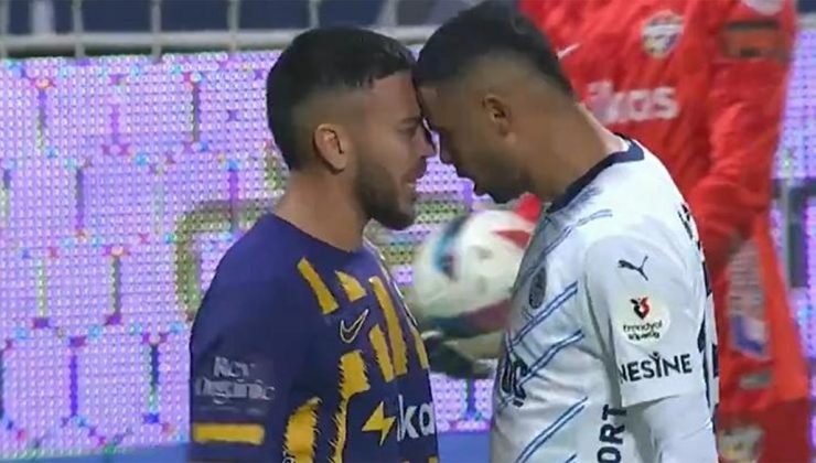Youssef En-Nesyri ile Ruben Vezo kafa kafaya… Eyüpspor-Fenerbahçe maçında gergin anlar