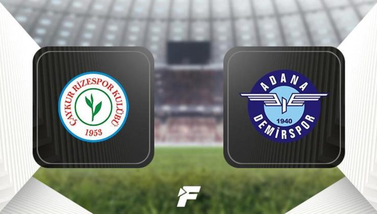 Çaykur Rizespor-Adana Demirspor maçı ne zaman, saat kaçta, hangi kanalda? İlk 11'ler belli oldu