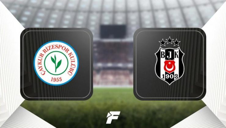 Çaykur Rizespor-Beşiktaş maçı öncesi son dakika! 5 yıldız için alarm