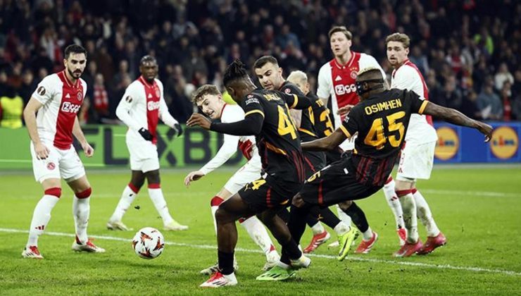 Ajax-Galatasaray maçı kaç kaç bitti, golleri kimler attı? (UEFA Avrupa Ligi)