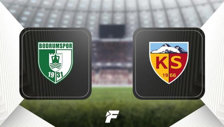 Bodrum FK-Kayserispor maçı ne zaman, saat kaçta, hangi kanalda canlı yayınlanacak? (Muhtemel 11'ler)