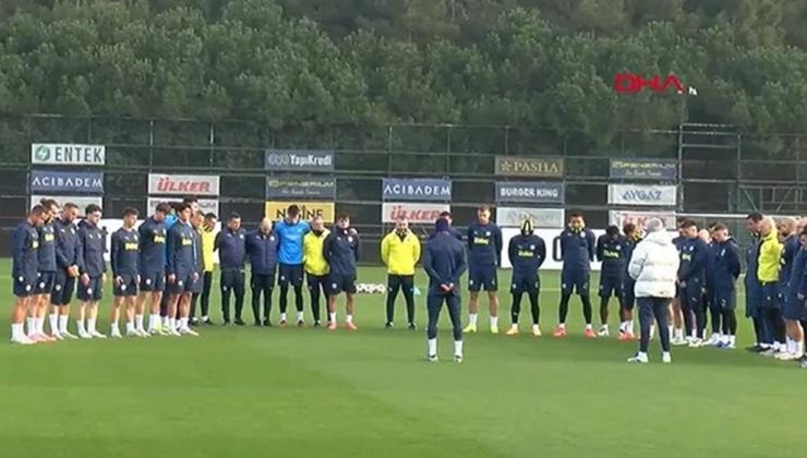 Fenerbahçe'den Bolu yangın faciasında vefat edenler için saygı duruşu