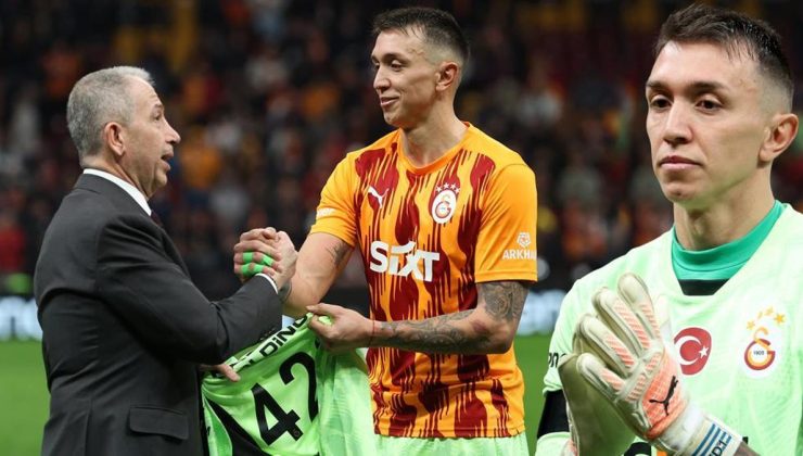 Galatasaray'da Fernando Muslera tarihe geçti! Taraftardan destek…