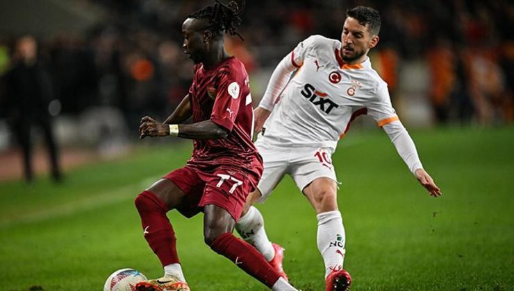 Hatayspor-Galatasaray maçı sonrası Dries Mertens: Pozitif kalmamız lazım