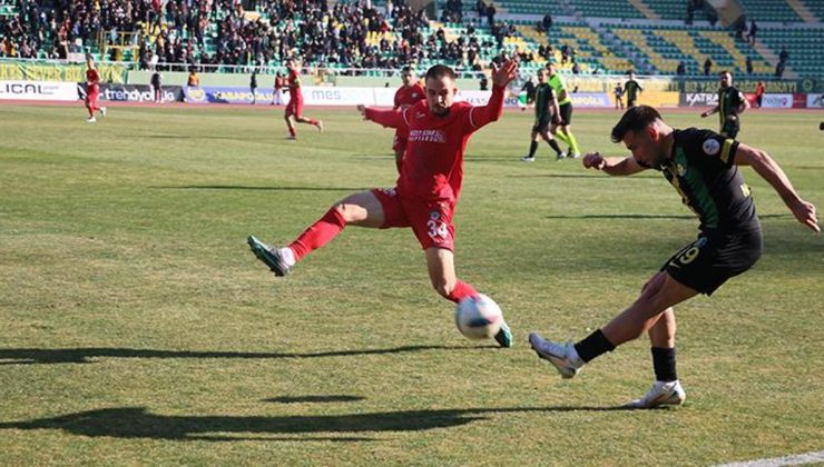 Şanlıurfaspor- Çorum FK maçından gol sesi çıkmadı