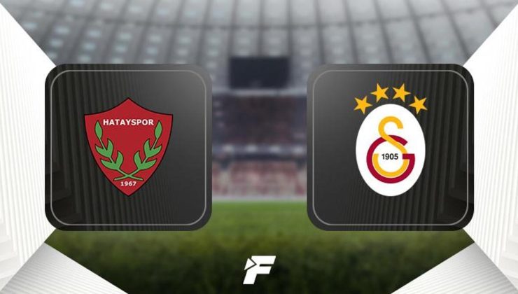 CANLI |  Hatayspor – Galatasaray maçı ne zaman, saat kaçta hangi kanalda? (İlk 11'ler)