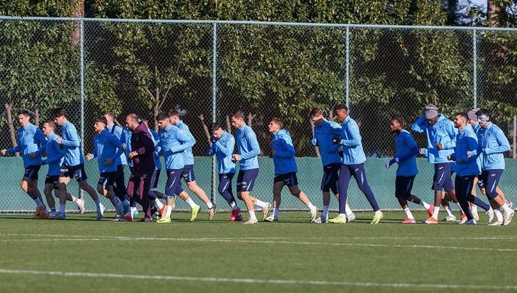 Trabzonspor, Kayserispor maçının hazırlıklarına devam etti