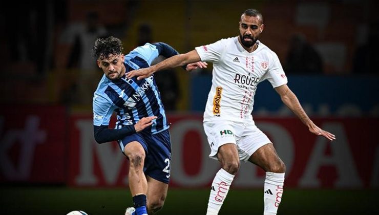 (ÖZET) Adana'da puanlar paylaşıldı! Adana Demirspor – Antalyaspor maçı sonucu: 1-1