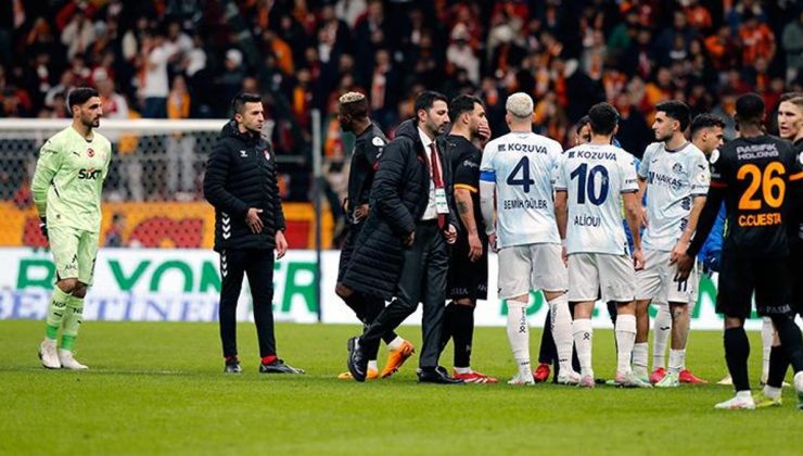 Adana Demirspor Galatasaray maçında sahadan çekildi! Adana Demirspor ne ceza alacak? İşte TFF Futbol müsabaka talimatı maddesi!