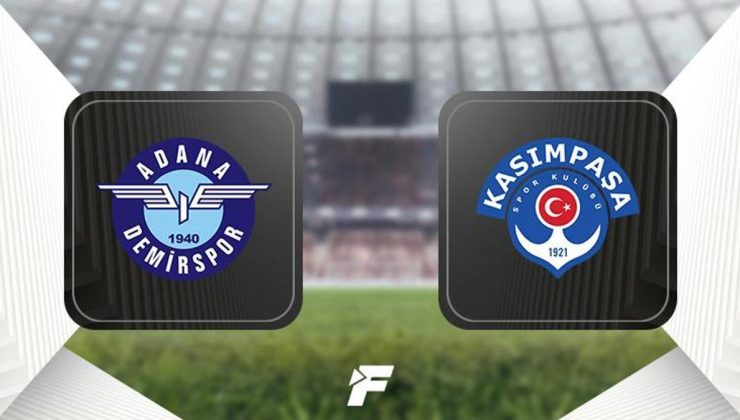 Adana Demirspor-Kasımpaşa maçı ne zaman, saat kaçta, hangi kanalda? (Muhtemel 11'ler)