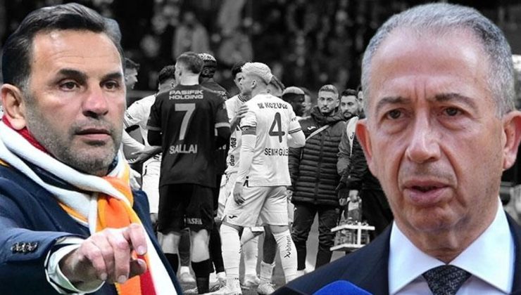Adana Demirspor'dan Galatasaray maçı açıklaması! 'Okan Buruk ve Metin Öztürk'ün açıklamalarını kınıyoruz'
