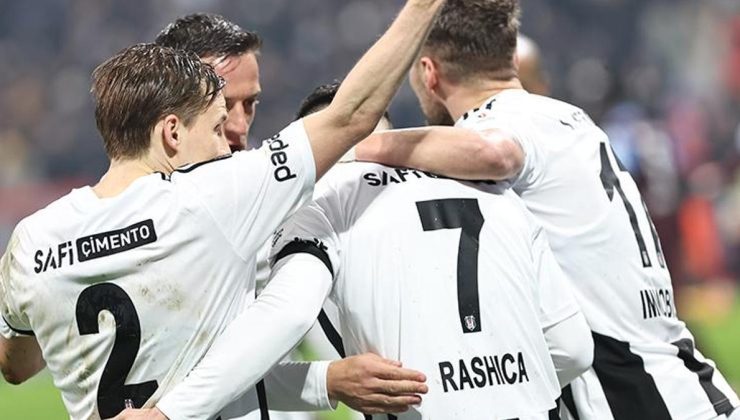 Beşiktaş'tan Trabzonspor’a karşı 57. galibiyet!