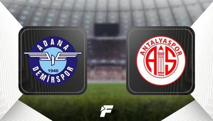 CANLI | Adana Demirspor – Antalyaspor maçı (Süper Lig)