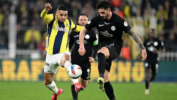 Fenerbahçe-Çaykur Rizespor maç sonucu: 3-2 (Kadıköy'de 5 gol, 2 kırmızı kart, 1 penaltı)