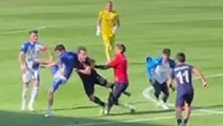 Futbol maçı değil, savaş alanı! Antrenör, hakeme saldırdı, 12 dakikada 11 kırmızı kart…