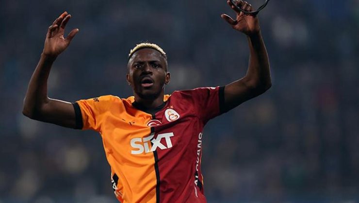 Galatasaray'da Victor Osimhen: Çok önemli ve zor maçtı
