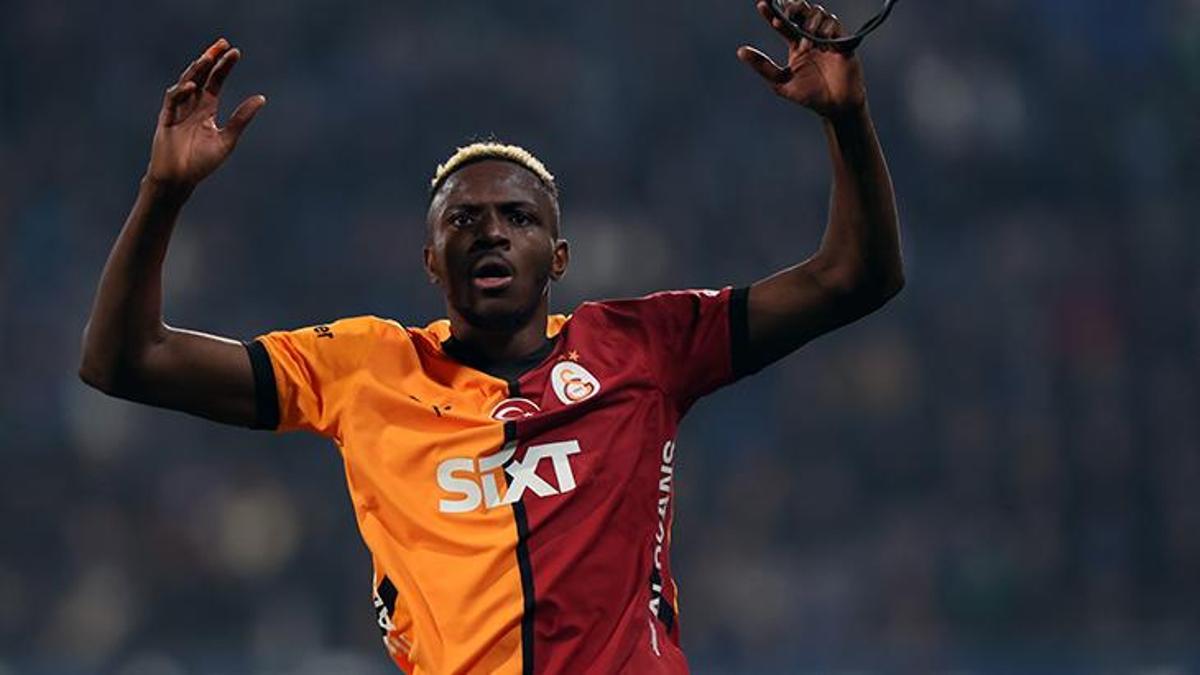Galatasaray'da Victor Osimhen: Çok önemli ve zor maçtı