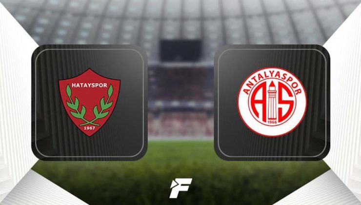 Hatayspor – Antalyaspor maçı ne zaman saat kaçta hangi kanalda?