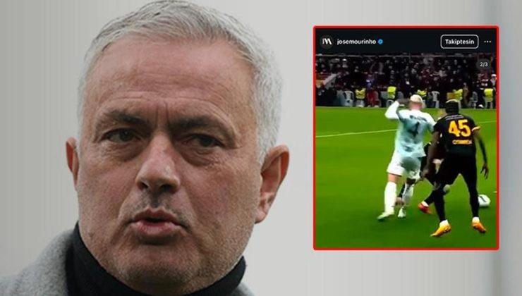 Jose Mourinho'dan olay paylaşım: Görüntüyü paylaştı! Sosyal medya ayağa kalktı