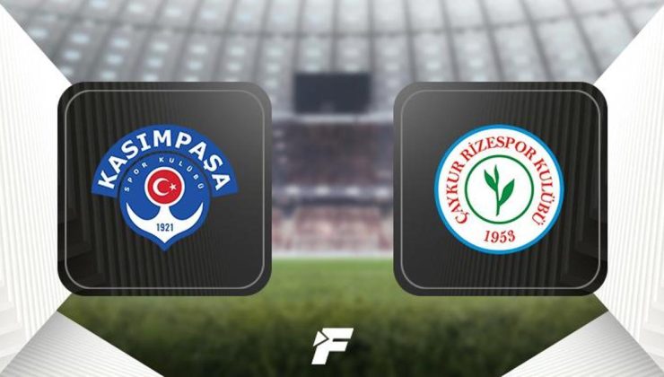 Kasımpaşa-Çaykur Rizespor maçı ne zaman, saat kaçta, hangi kanalda canlı yayınlanacak? (Süper Lig)