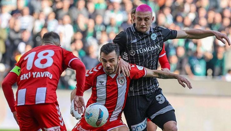 Konyaspor kötü gidişatı durduramadı, Samsunspor çıkışını sürdürdü | Konyaspor – Samsunspor maç sonucu: 0-1