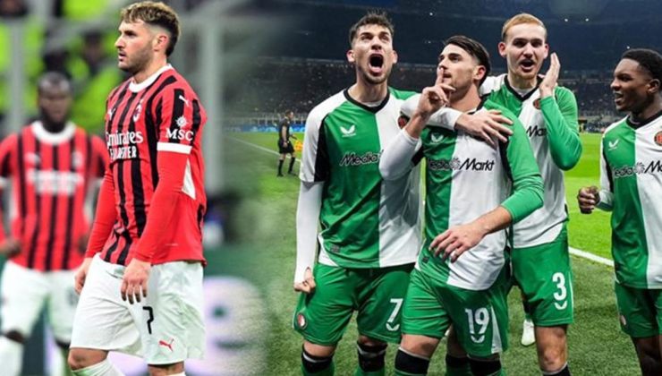 San Siro'da büyük sürpriz! Milan’ı eleyen Feyenoord, Şampiyonlar Ligi'nde son 16’da!