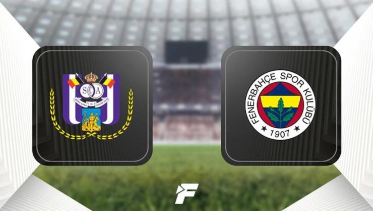 CANLI |Anderlecht – Fenerbahçe maçı Canlı Anlatım – FB  Anderlecht maçı kadrosu, skoru ve istatistikleri