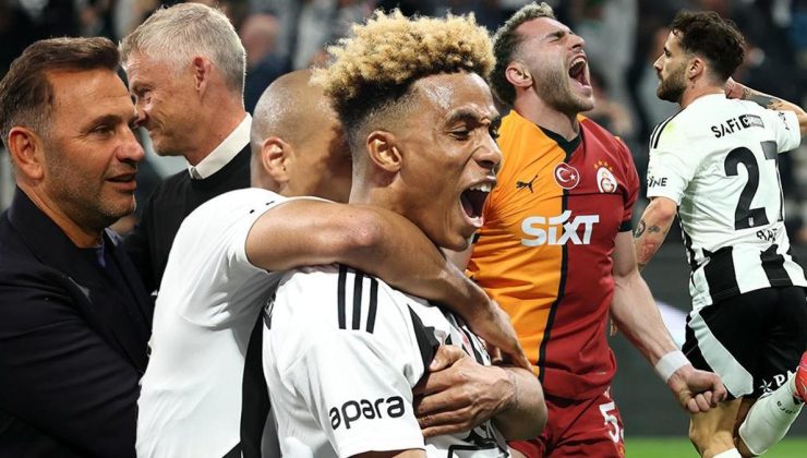 (ÖZET) Beşiktaş – Galatasaray maç sonucu: 2-1 | Beşiktaş'tan kötü seriye son, Galatasaray'dan şampiyonluk yarışında kritik kayıp!
