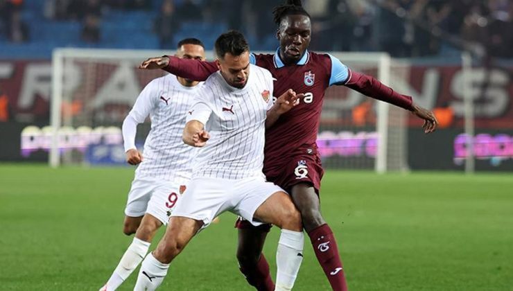 (ÖZET) FIRTINA ESMEYİ UNUTTU! Trabzonspor-Hatayspor maç sonucu: 1-2