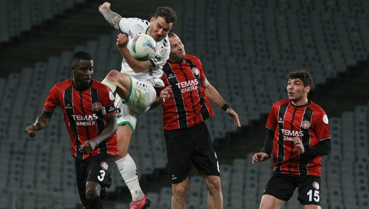Fatih Karagümrük – Kocaelispor maç sonucu: 1-1