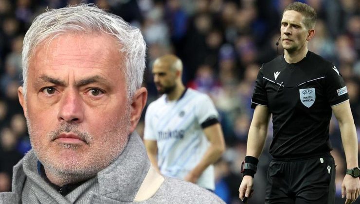 Fenerbahçe Teknik Direktörü Jose Mourinho'dan hakem tepkisi: Çok bariz penaltılar verilmedi!