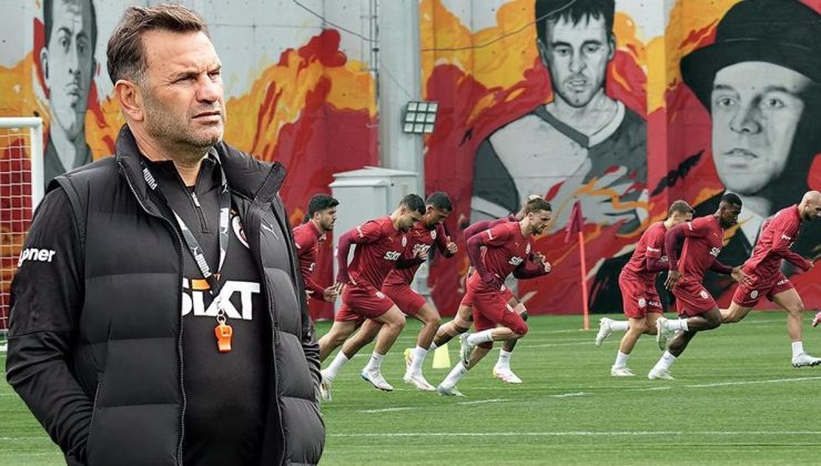 Galatasaray'da Okan Buruk'tan oyuncularına: Çifte kupa alacağız!
