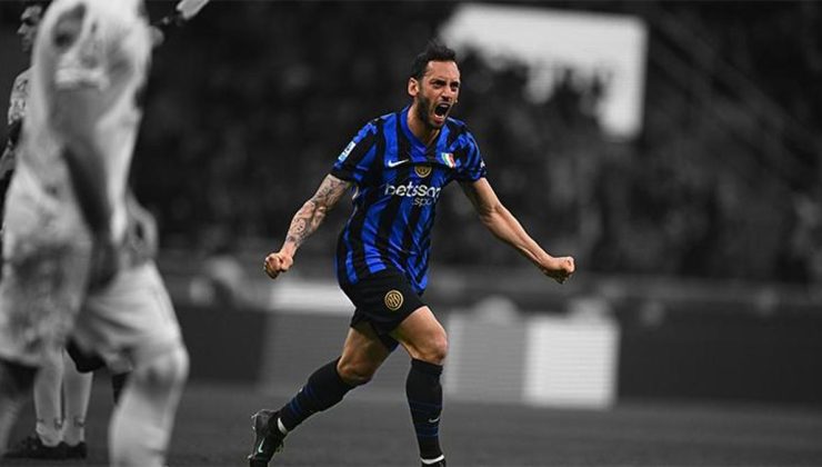 Hakan Çalhanoğlu Inter'e hayat verdi! Kaleciyi uzaktan avladı…