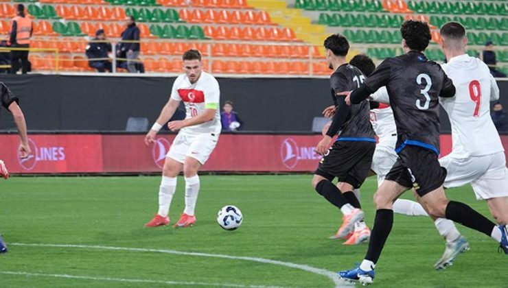 Hazırlık maçında Türkiye U21, Kosova U21'i tek farkla geçti!