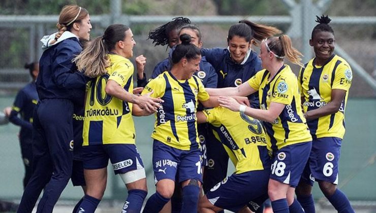Kadın futbolda Beşiktaş'ı yenen Fenerbahçe, koltuğu bırakmadı