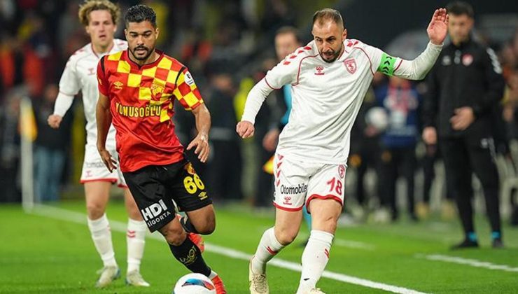 SAMSUNSPOR DEPLASMANDA 90+3'TE GÜLDÜ! Göztepe – Samsunspor maçı sonucu: 2-2