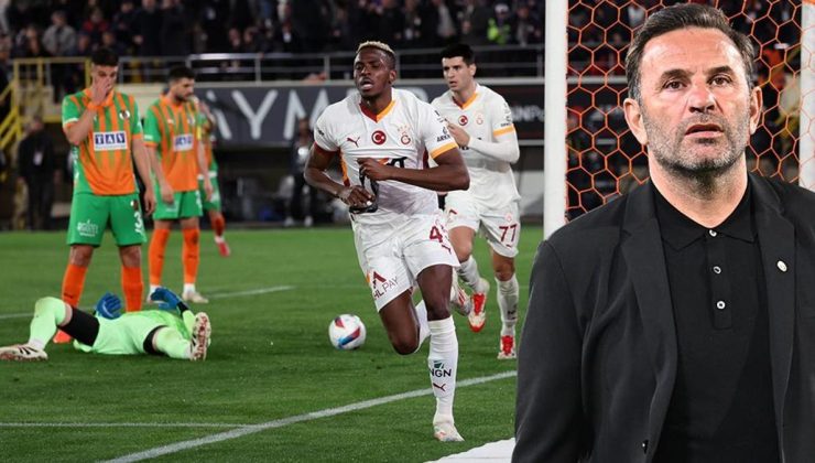 Canlı Anlatım(ÖZET) Alanyaspor – Galatasaray maç sonucu: 1-2 | Galatasaray'dan hasrete geri dönüşle son!