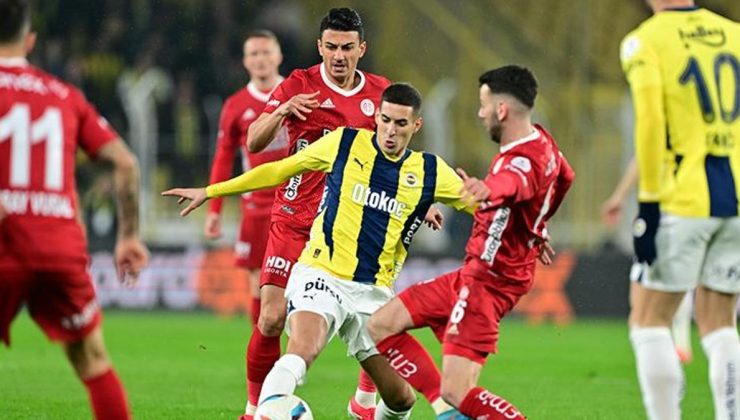 CANLI | Fenerbahçe – Antalyaspor maçı Canlı Anlatım – FB Antalyaspor maçı kadrosu, skoru ve istatistikleri