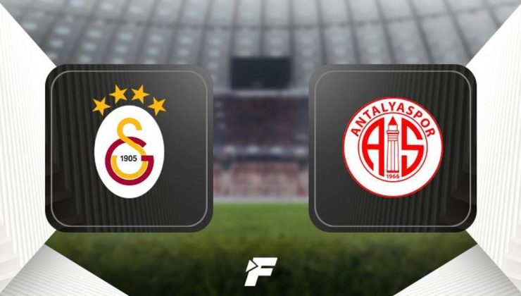 CANLI | Galatasaray – Antalyaspor maçı ne zaman, saat kaçta, hangi kanalda? (İlk 11'ler)
