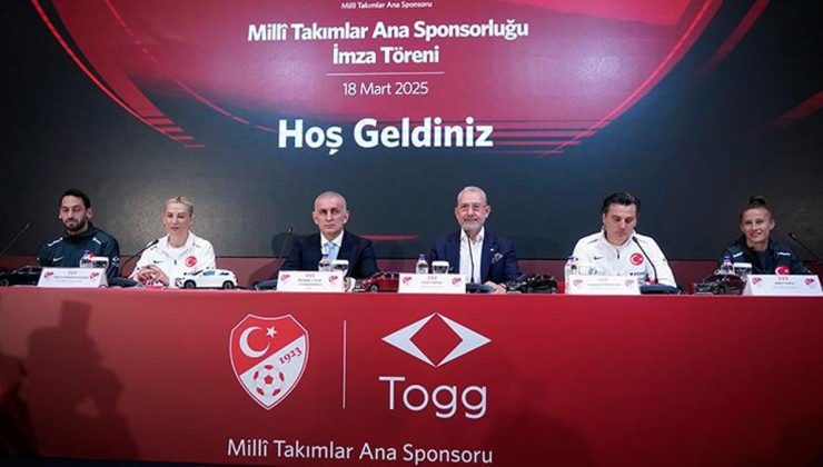 TOGG, Millî Takımlar ana sponsoru oldu! İmzalar atıldı, işte açıklamalar…