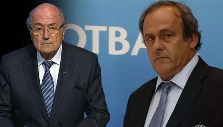 Yolsuzlukla yargılanıyorlardı! Sepp Blatter ve Michel Platini için karar verildi