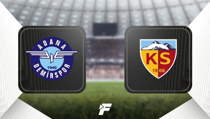 Adana Demirspor-Kayserispor maçı saat kaçta, hangi kanalda?