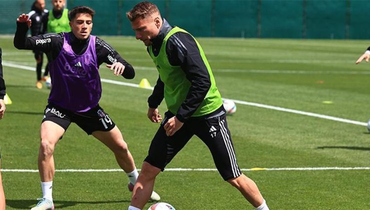 Beşiktaş top kapma ve pas çalıştı